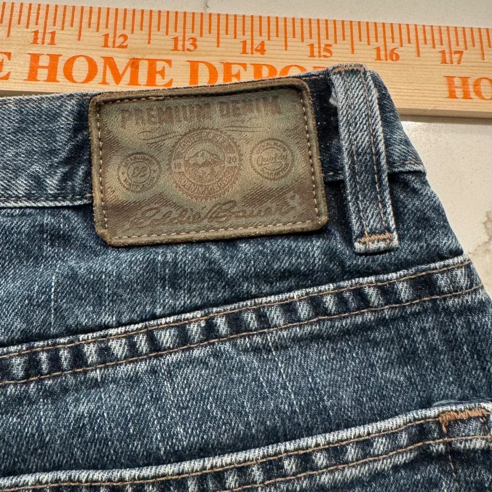 Eddie Bauer Men’s Dark Blue Bootcut Jeans